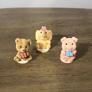 Set of three Vintage Present Topper By Russ Made In Hong Kong